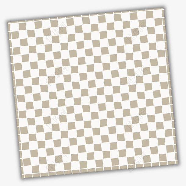 正方形方块图案方巾