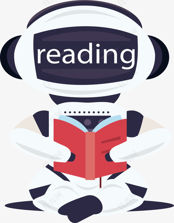 读书阅读的机器人