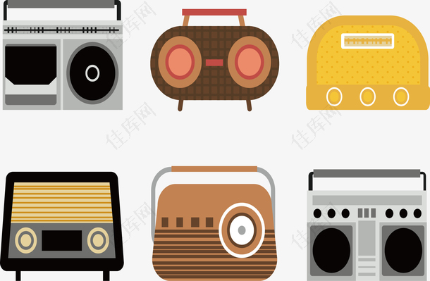 收音机和磁带