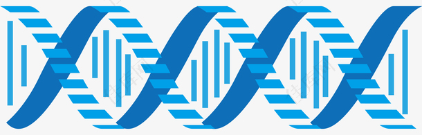 蓝色细密结构矢量DNA