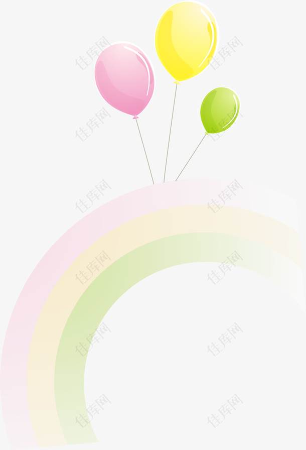 彩虹气球
