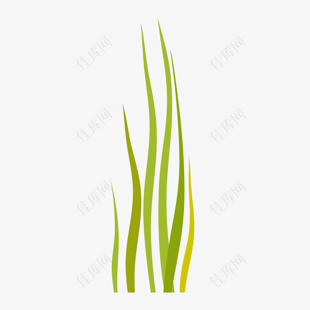 海草植物素材图案