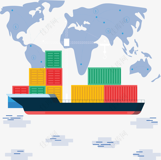 世界贸易轮船货运
