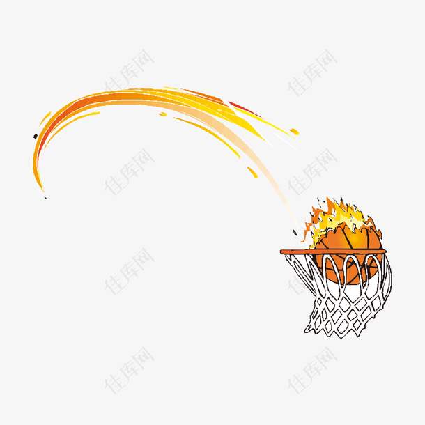 动感火焰篮球