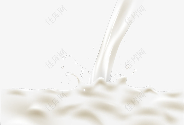 奶油液体矢量素材