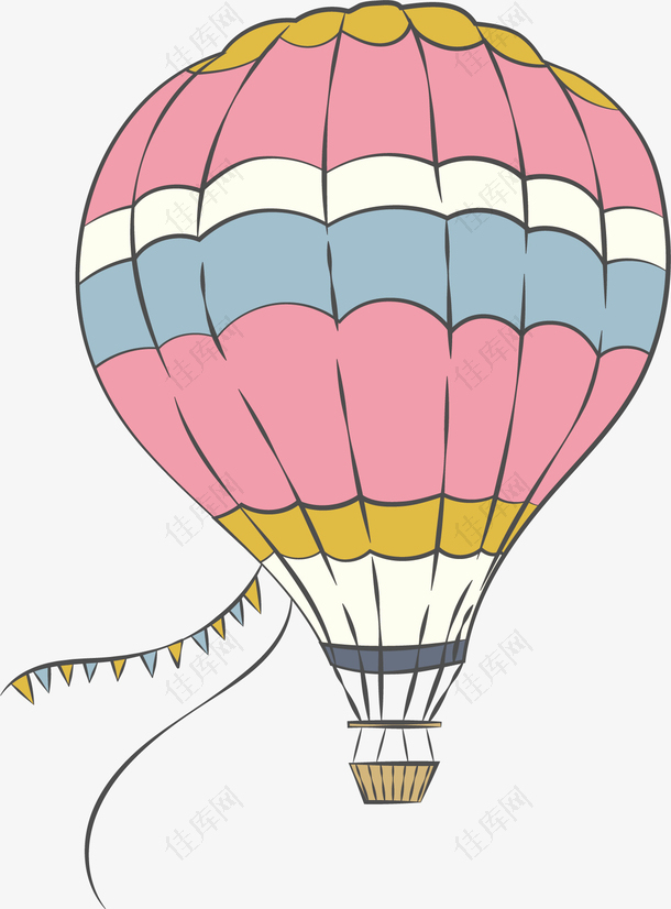 彩色氢气球设计素材