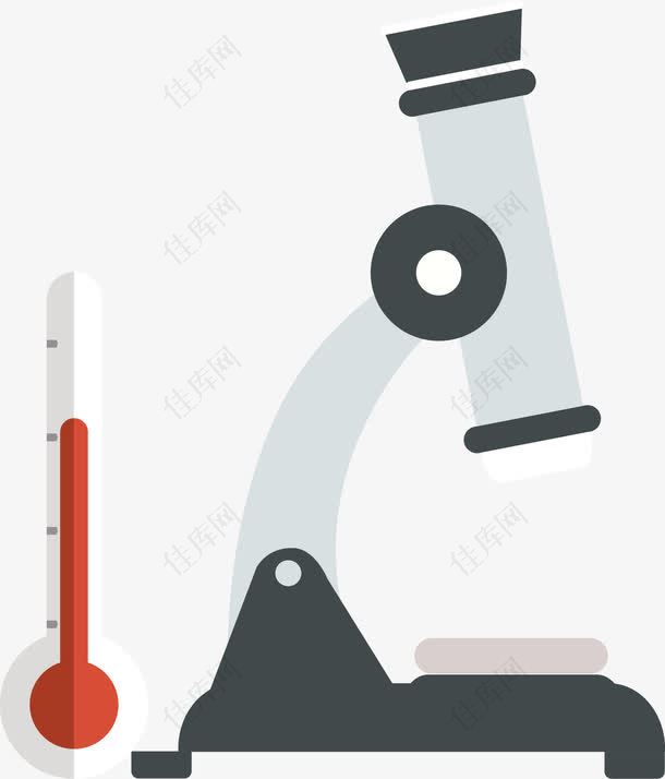 显微镜和温度计