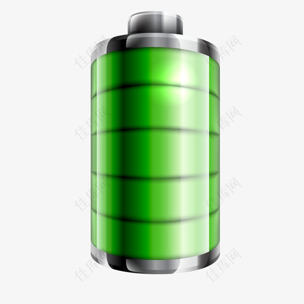 绿色电池图标设计素材合集