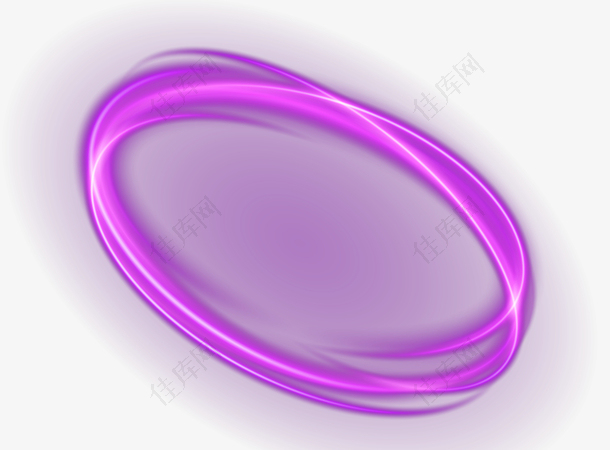 紫色光圈装饰素材
