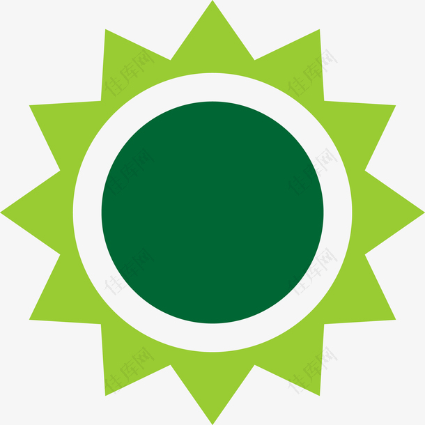 绿色低能耗太阳能图