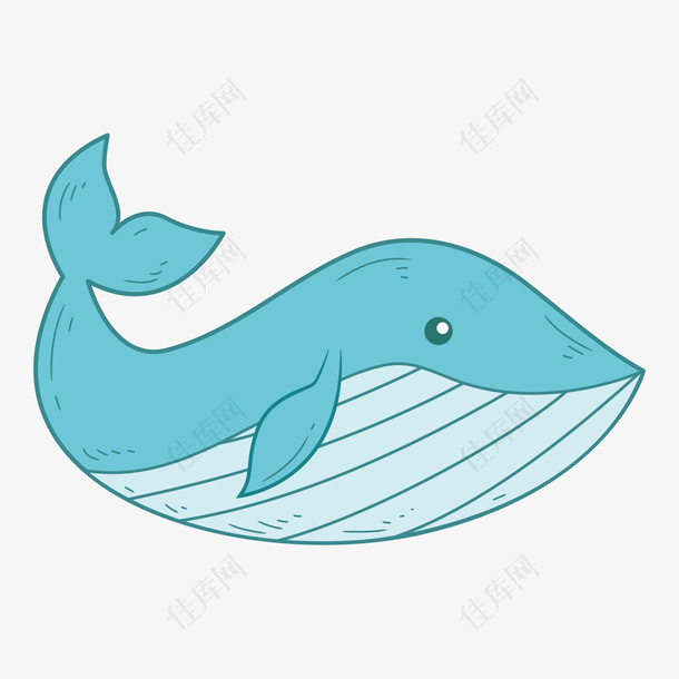 世界海洋日蓝色鲨鱼AI
