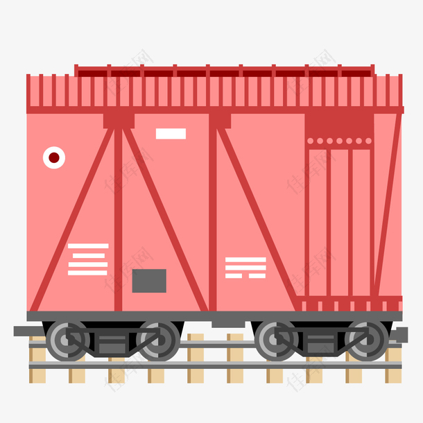 矢量物流铁路运输元素素材