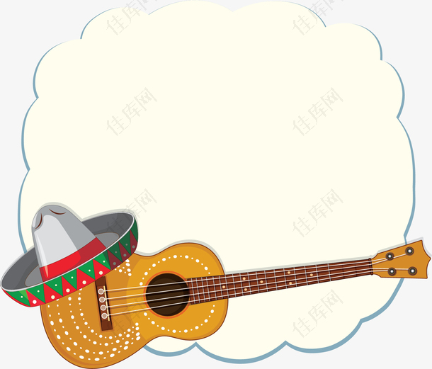 墨西哥小吉他帽子