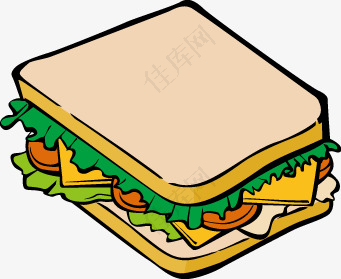 卡通三明治