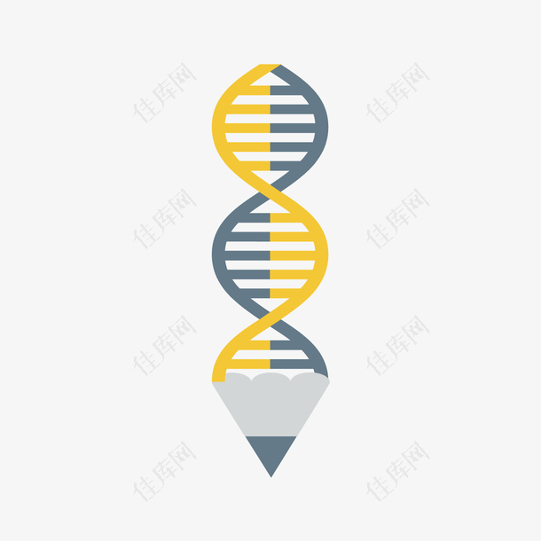 彩色圆弧弯曲基因分析
