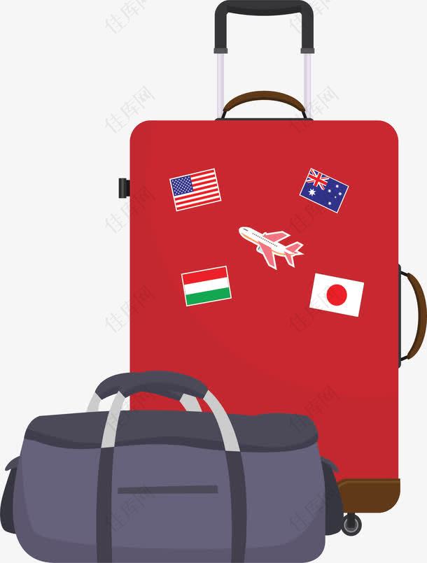 出国旅游带着行李
