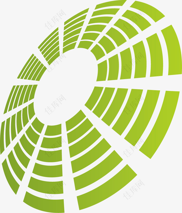 矢量绿色设计创意LOGO图标
