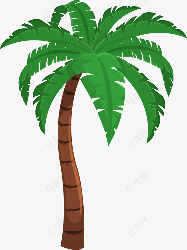 简约椰子树设计图
