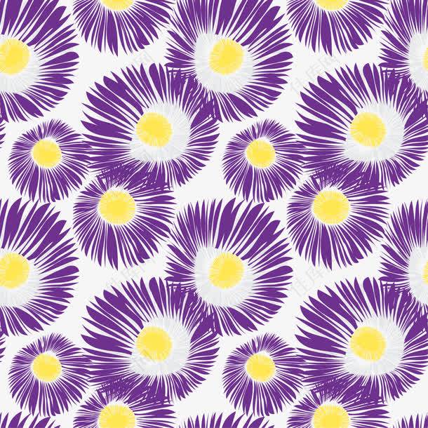 紫色野菊花壁纸背景