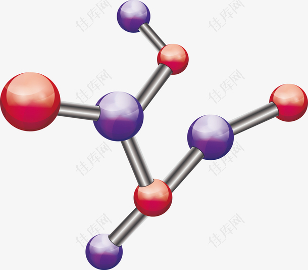 粉色紫色分子结构