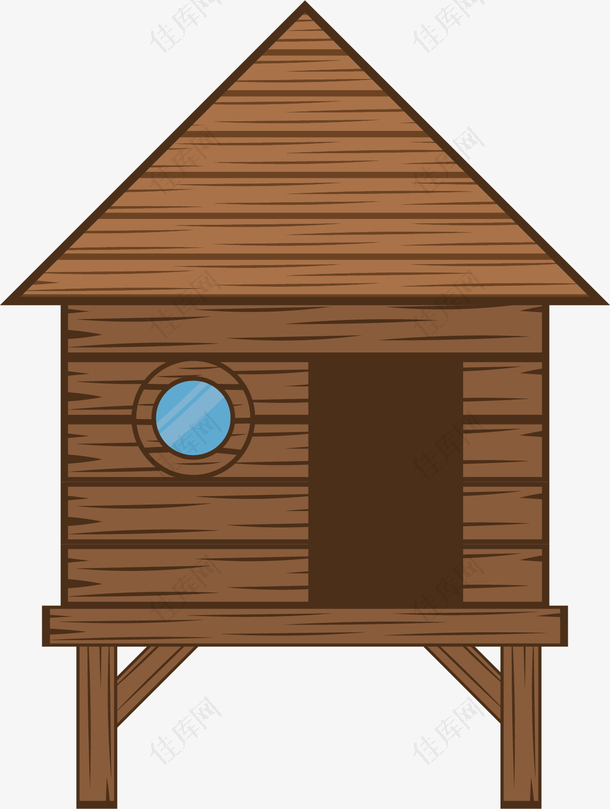 简陋小木屋