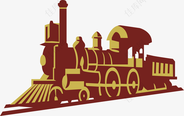 复古蒸汽式火车