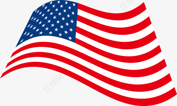 免费下载美国国旗设计免抠元素素材 佳库网