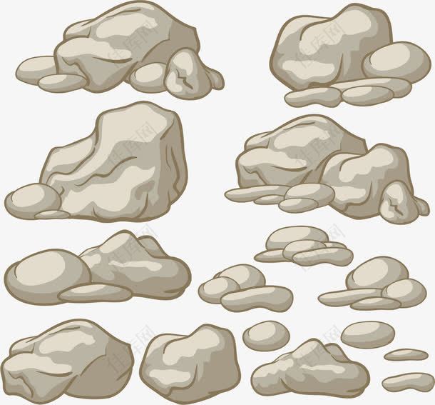 岩石形状结构图
