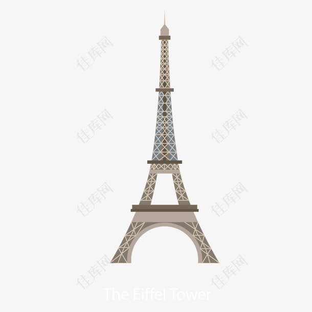 矢量巴黎铁塔