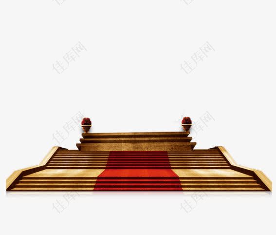红地毯台阶