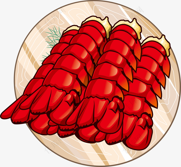 红烧皮皮虾设计图片
