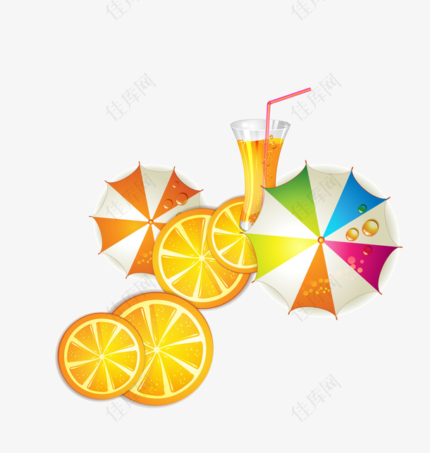 橙汁齿轮小伞