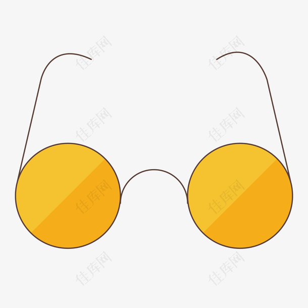 黄色眼镜