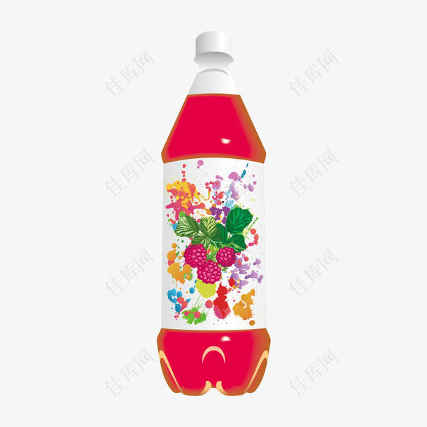 水果饮料瓶子