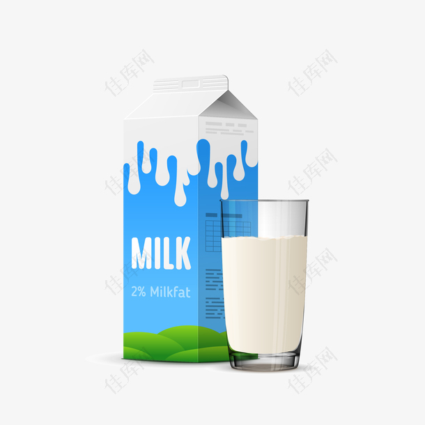 牛奶免抠下载
