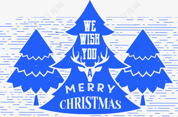 2018圣诞节圣诞树海报设计
