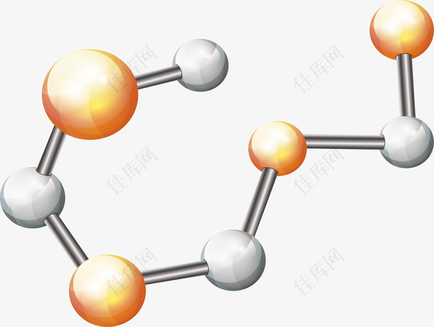 橘色晶体分子
