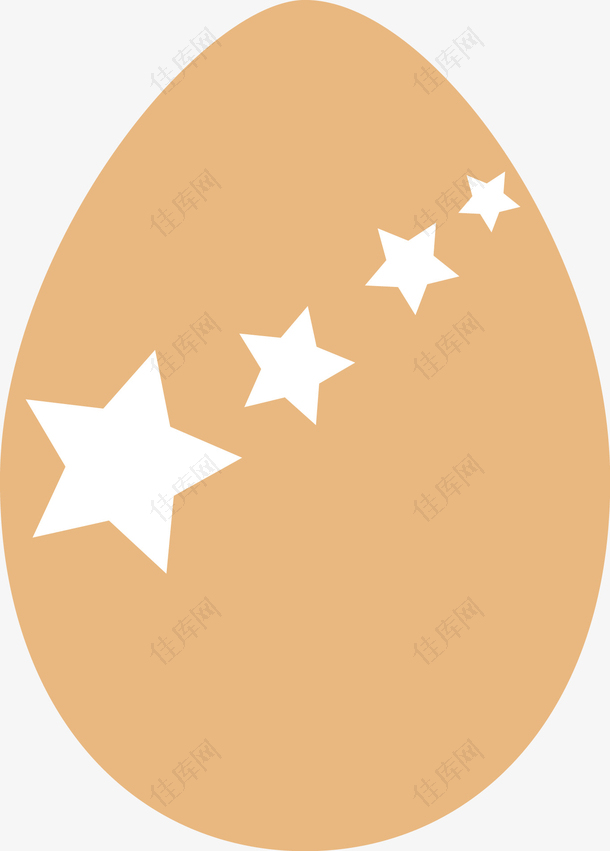 创意鸡蛋扁平矢量素材图片