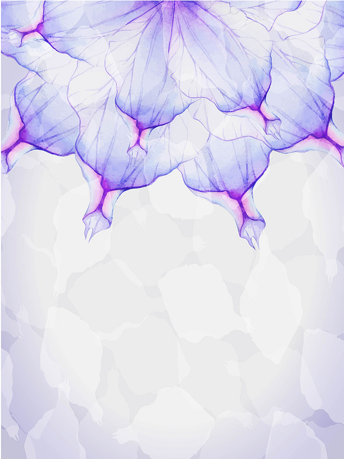 紫色浪漫梦幻花朵背景
