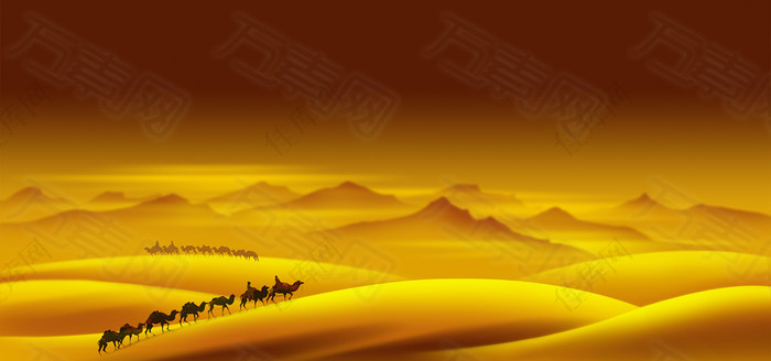 沙漠骆驼背景