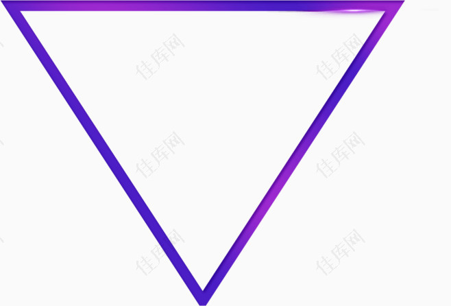 紫色三角