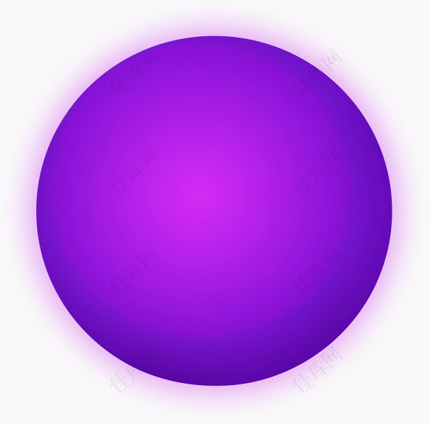 蓝紫色圆形