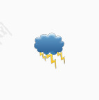 雷雨天气图标