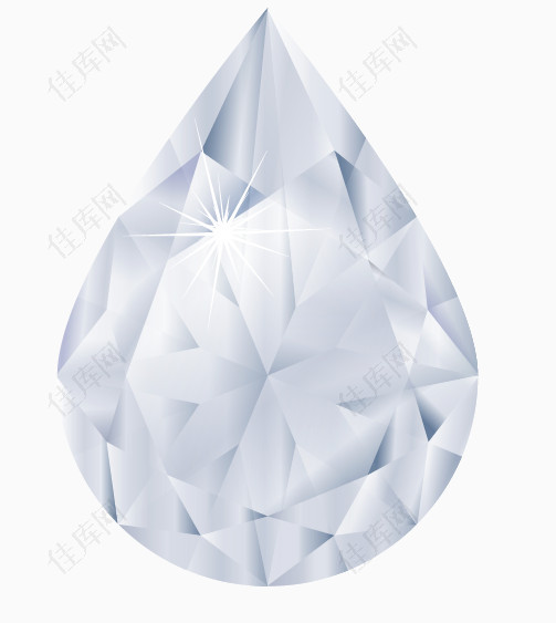 水滴形状钻石