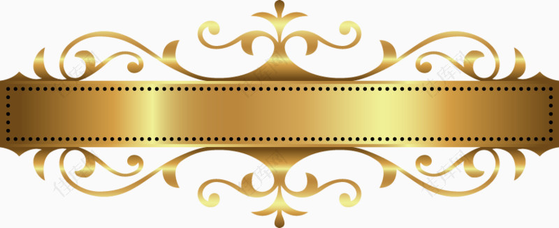 金属花纹装饰标签