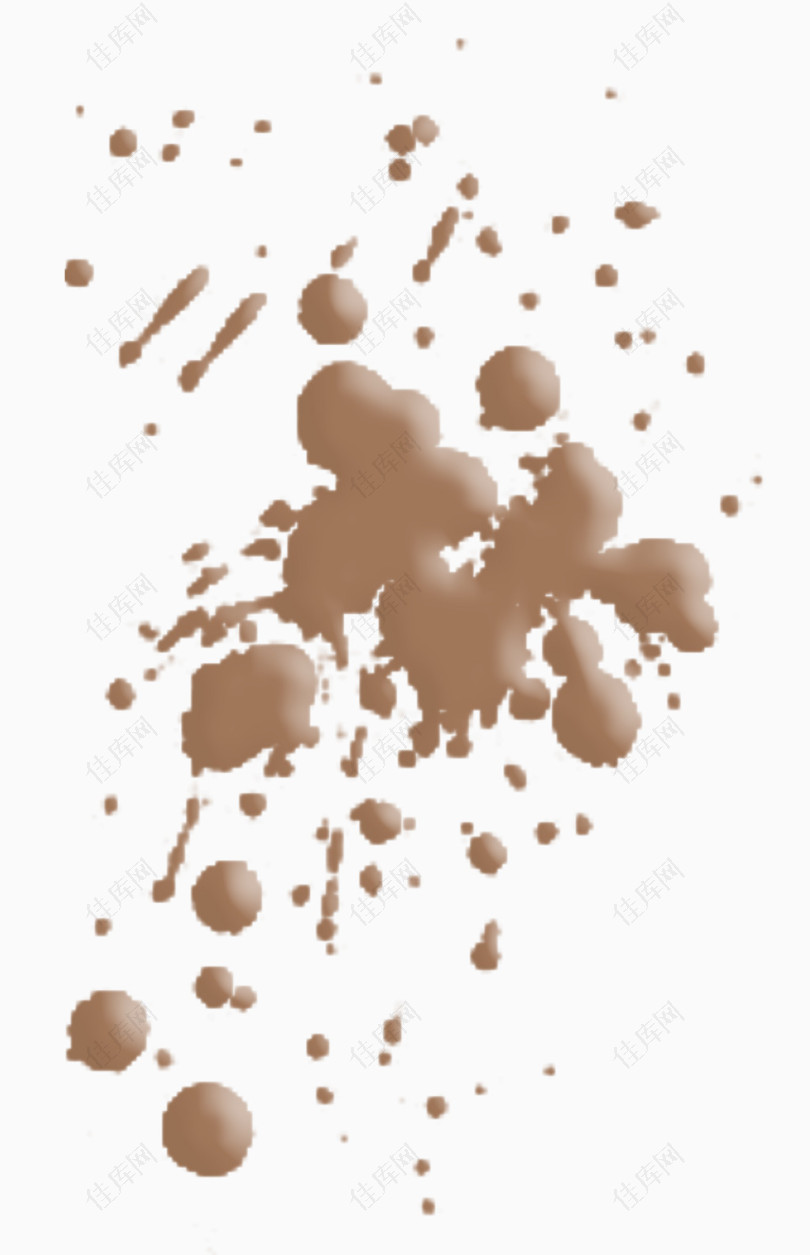 棕色咖啡污水