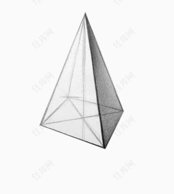 三角形几何石膏