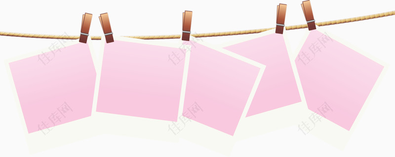 粉色相框花边装饰