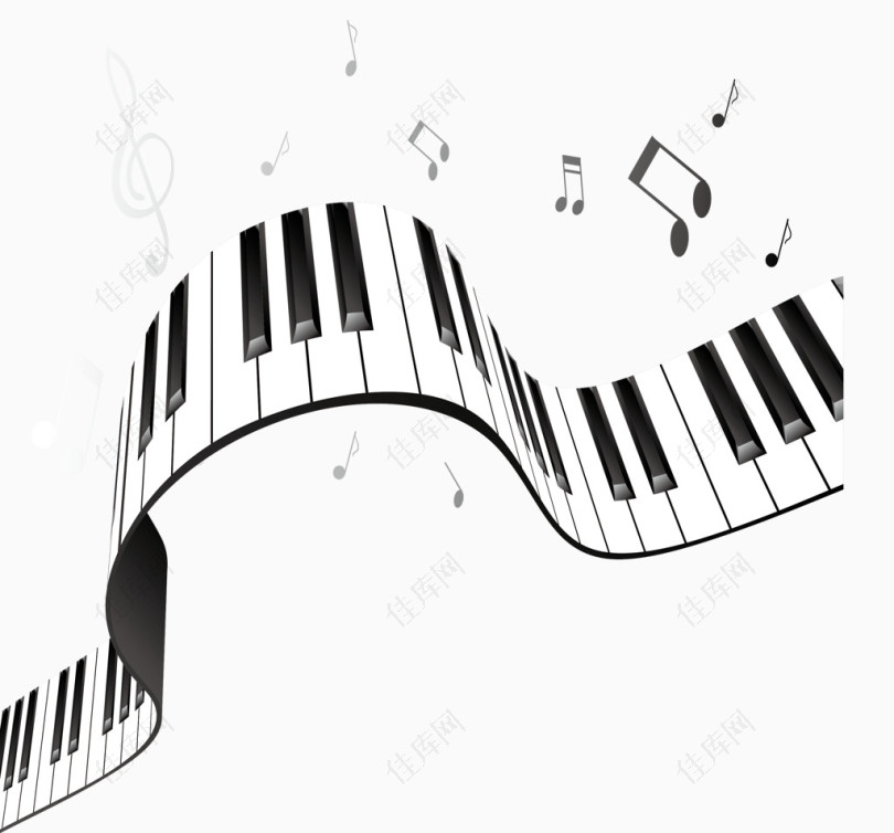 钢琴键音符