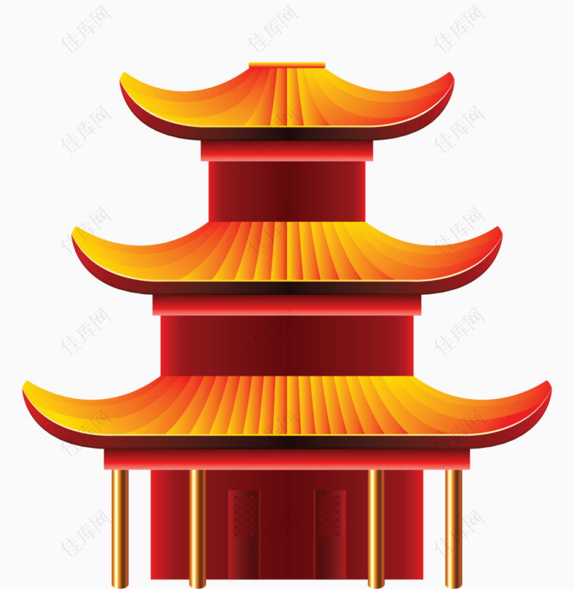 中国宝塔建筑